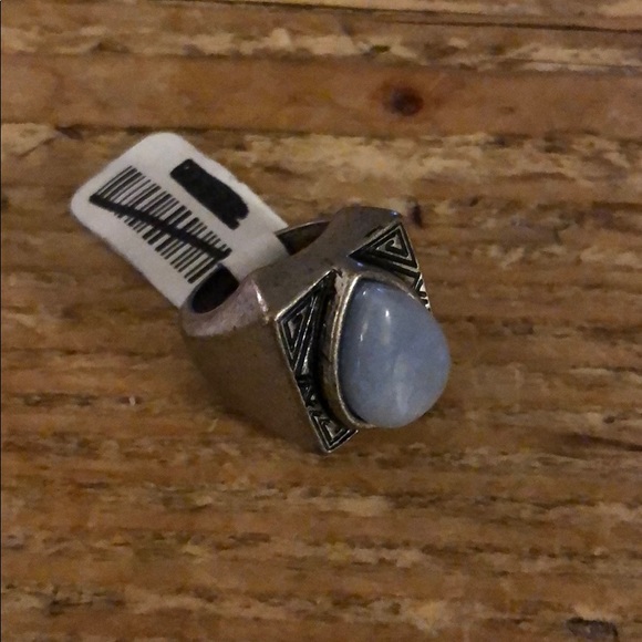 Free People Jewelry - Free People silver rustic stone ring